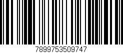 Código de barras (EAN, GTIN, SKU, ISBN): '7899753509747'