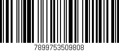 Código de barras (EAN, GTIN, SKU, ISBN): '7899753509808'