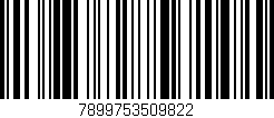 Código de barras (EAN, GTIN, SKU, ISBN): '7899753509822'