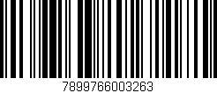 Código de barras (EAN, GTIN, SKU, ISBN): '7899766003263'