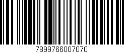Código de barras (EAN, GTIN, SKU, ISBN): '7899766007070'