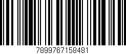 Código de barras (EAN, GTIN, SKU, ISBN): '7899767158481'