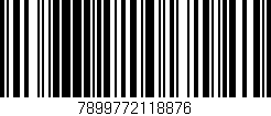 Código de barras (EAN, GTIN, SKU, ISBN): '7899772118876'