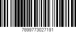 Código de barras (EAN, GTIN, SKU, ISBN): '7899773027191'