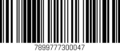 Código de barras (EAN, GTIN, SKU, ISBN): '7899777300047'