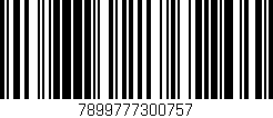 Código de barras (EAN, GTIN, SKU, ISBN): '7899777300757'