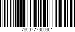 Código de barras (EAN, GTIN, SKU, ISBN): '7899777300801'