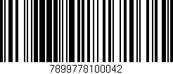 Código de barras (EAN, GTIN, SKU, ISBN): '7899778100042'