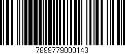 Código de barras (EAN, GTIN, SKU, ISBN): '7899779000143'