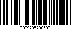 Código de barras (EAN, GTIN, SKU, ISBN): '7899785200582'