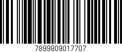 Código de barras (EAN, GTIN, SKU, ISBN): '7899809017707'