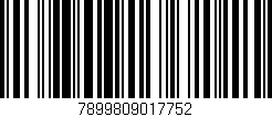 Código de barras (EAN, GTIN, SKU, ISBN): '7899809017752'
