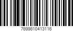 Código de barras (EAN, GTIN, SKU, ISBN): '7899810413116'