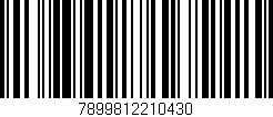 Código de barras (EAN, GTIN, SKU, ISBN): '7899812210430'