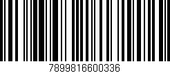 Código de barras (EAN, GTIN, SKU, ISBN): '7899816600336'