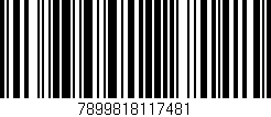 Código de barras (EAN, GTIN, SKU, ISBN): '7899818117481'