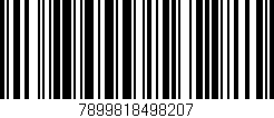 Código de barras (EAN, GTIN, SKU, ISBN): '7899818498207'