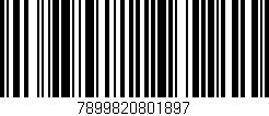 Código de barras (EAN, GTIN, SKU, ISBN): '7899820801897'