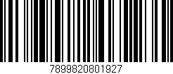 Código de barras (EAN, GTIN, SKU, ISBN): '7899820801927'