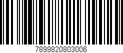 Código de barras (EAN, GTIN, SKU, ISBN): '7899820803006'