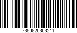 Código de barras (EAN, GTIN, SKU, ISBN): '7899820803211'