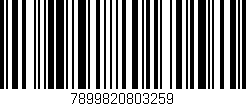 Código de barras (EAN, GTIN, SKU, ISBN): '7899820803259'