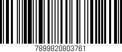 Código de barras (EAN, GTIN, SKU, ISBN): '7899820803761'