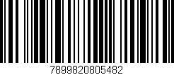 Código de barras (EAN, GTIN, SKU, ISBN): '7899820805482'