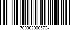 Código de barras (EAN, GTIN, SKU, ISBN): '7899820805734'