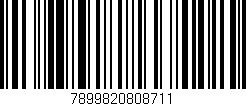 Código de barras (EAN, GTIN, SKU, ISBN): '7899820808711'