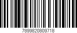 Código de barras (EAN, GTIN, SKU, ISBN): '7899820809718'