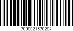Código de barras (EAN, GTIN, SKU, ISBN): '7899821670294'
