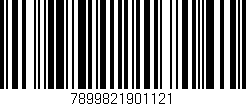 Código de barras (EAN, GTIN, SKU, ISBN): '7899821901121'