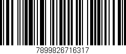 Código de barras (EAN, GTIN, SKU, ISBN): '7899826716317'