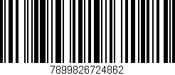 Código de barras (EAN, GTIN, SKU, ISBN): '7899826724862'
