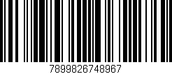 Código de barras (EAN, GTIN, SKU, ISBN): '7899826748967'