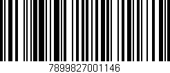 Código de barras (EAN, GTIN, SKU, ISBN): '7899827001146'