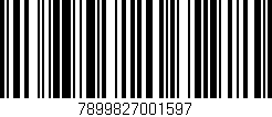 Código de barras (EAN, GTIN, SKU, ISBN): '7899827001597'