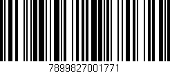 Código de barras (EAN, GTIN, SKU, ISBN): '7899827001771'