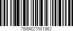 Código de barras (EAN, GTIN, SKU, ISBN): '7899827001962'