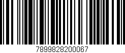 Código de barras (EAN, GTIN, SKU, ISBN): '7899828200067'