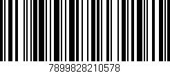 Código de barras (EAN, GTIN, SKU, ISBN): '7899828210578'