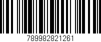 Código de barras (EAN, GTIN, SKU, ISBN): '789982821261'