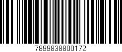 Código de barras (EAN, GTIN, SKU, ISBN): '7899838800172'