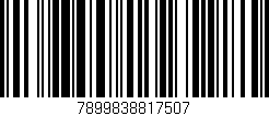 Código de barras (EAN, GTIN, SKU, ISBN): '7899838817507'