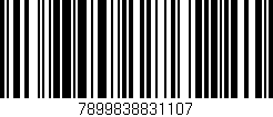 Código de barras (EAN, GTIN, SKU, ISBN): '7899838831107'