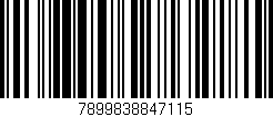 Código de barras (EAN, GTIN, SKU, ISBN): '7899838847115'