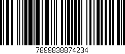 Código de barras (EAN, GTIN, SKU, ISBN): '7899838874234'