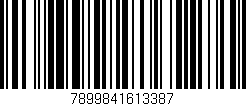 Código de barras (EAN, GTIN, SKU, ISBN): '7899841613387'