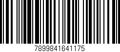 Código de barras (EAN, GTIN, SKU, ISBN): '7899841641175'